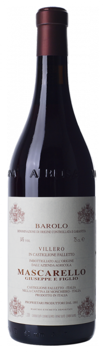 Barolo Villero, 0.75 л., 2012 г.