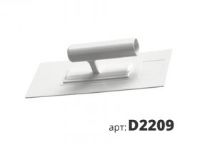 Кельма Белая Пластиковая Прямоугольная Stmdecor D2209 22х9 см.