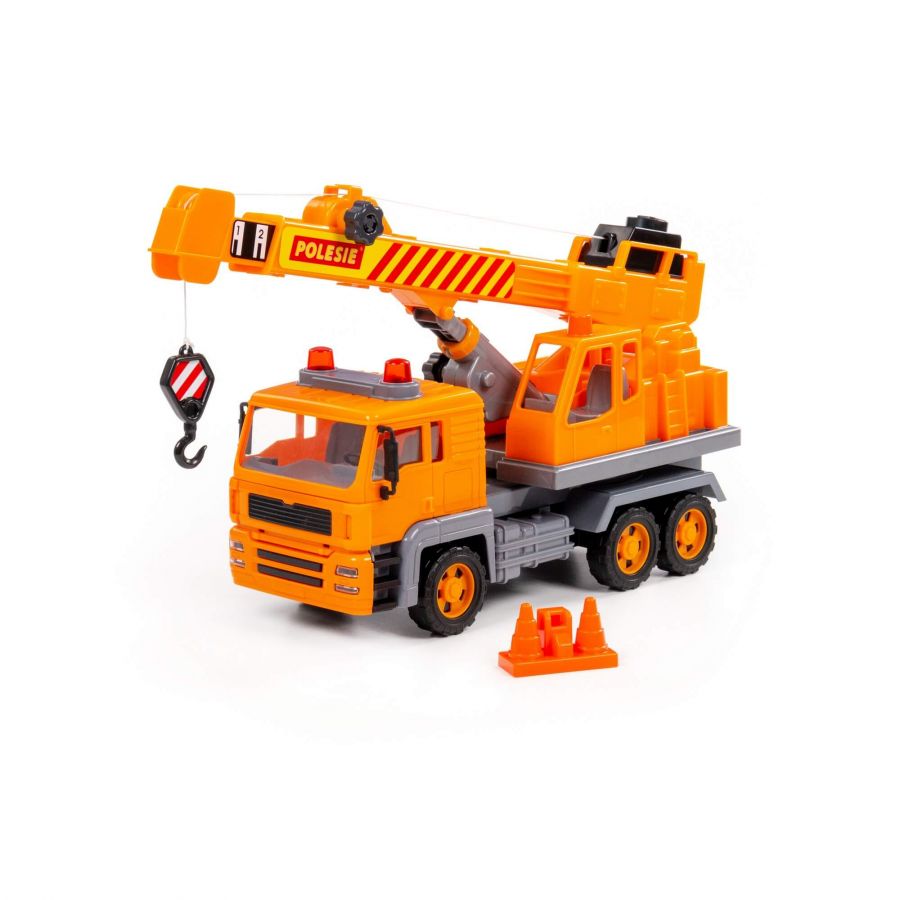 "Алмаз", автомобиль-кран №2 инерционный (в сеточке)