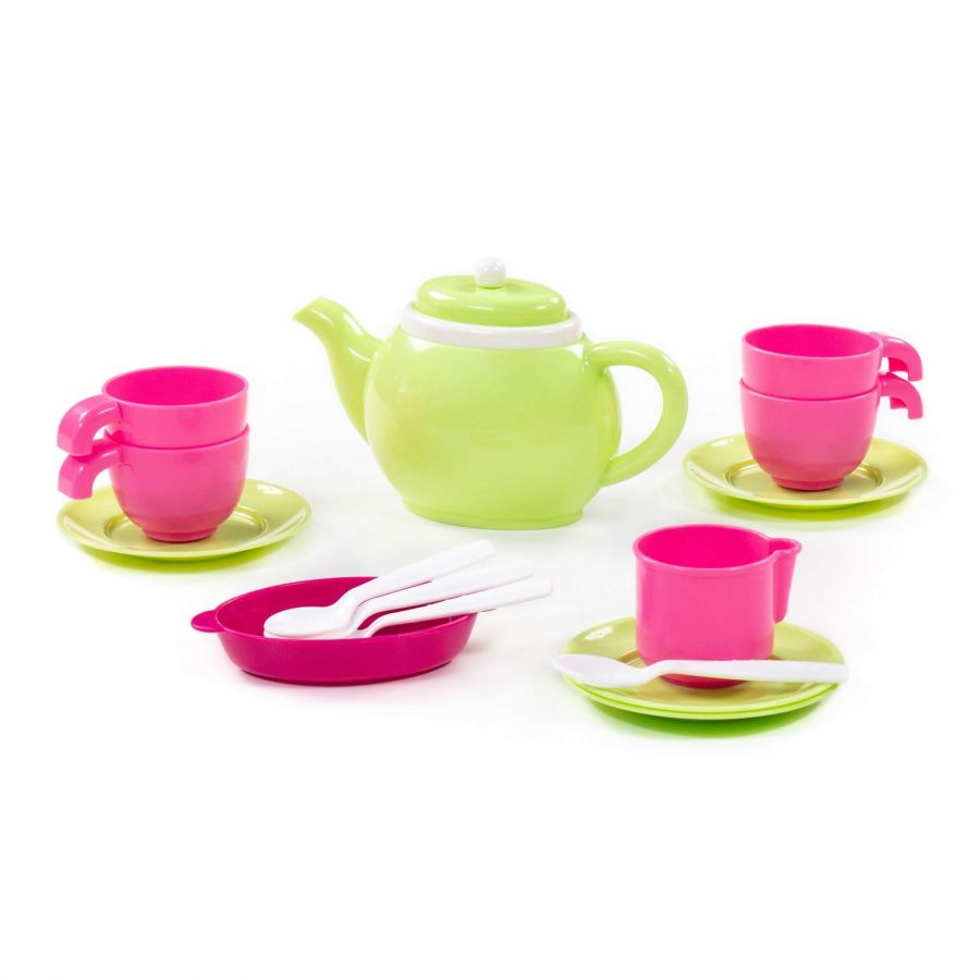 Набор детской посуды на 4 персоны (16 элементов) (в сеточке)