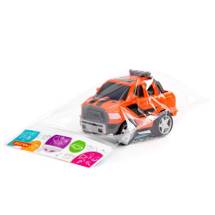 "Крутой Вираж", автомобиль гоночный №4 инерционный (в пакете)