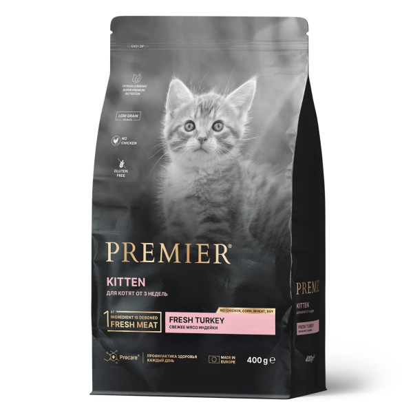 Сухой корм для котят Premier Kitten Turkey с индейкой