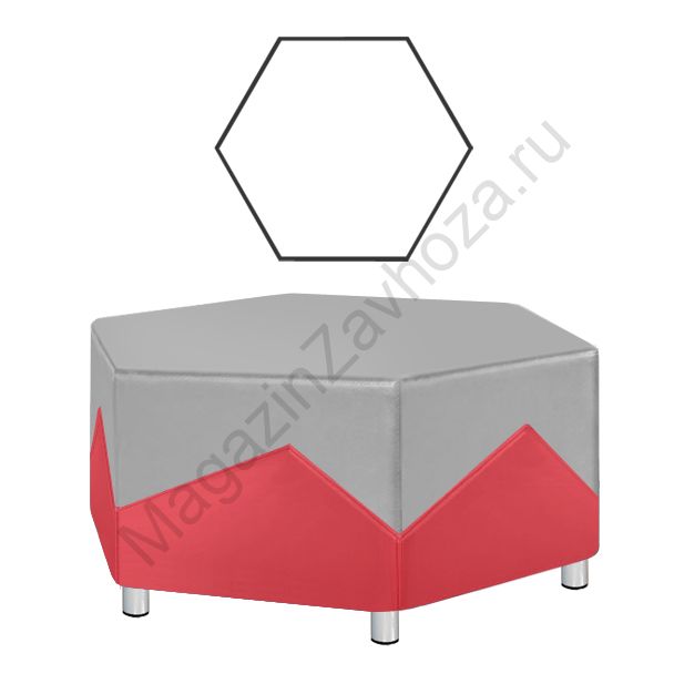 БАНКЕТКА 40 ШЕСТИУГОЛЬНИК (1100) ШКОЛА