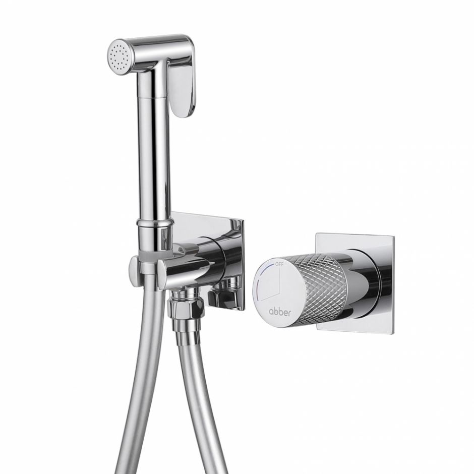 Изображение Смеситель ABBER Rund AF8725 с гигиеническим душем, хром