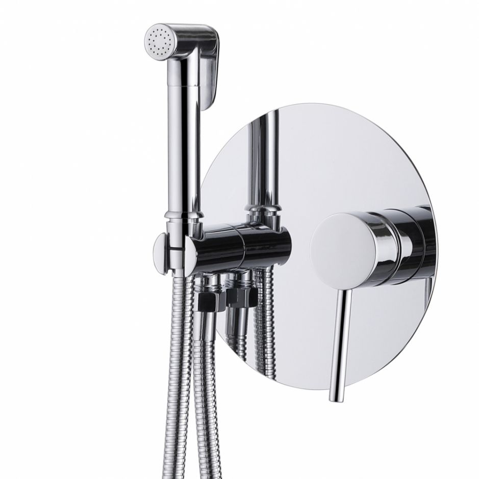 Изображение Смеситель ABBER Emotion AF8826 с гигиеническим душем, хром