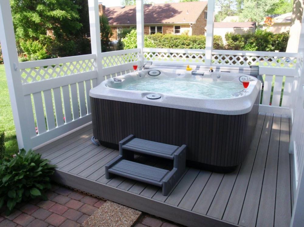 Спа бассейн Jacuzzi J375 231х231 схема 3