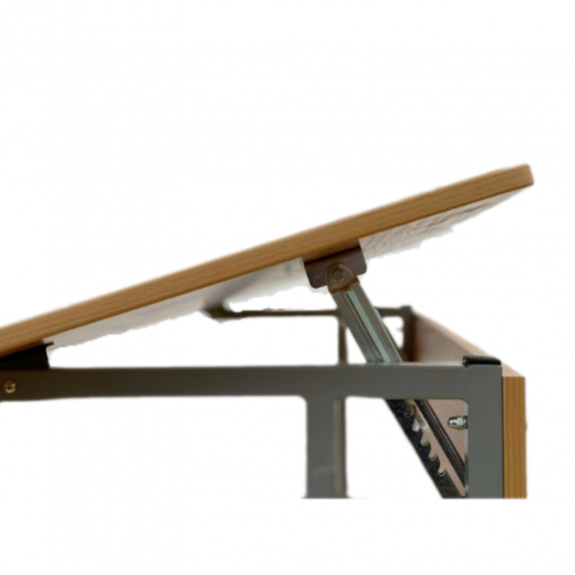 УМНИК Стол нерегулируемый 2-местный (Серый металлокаркас)