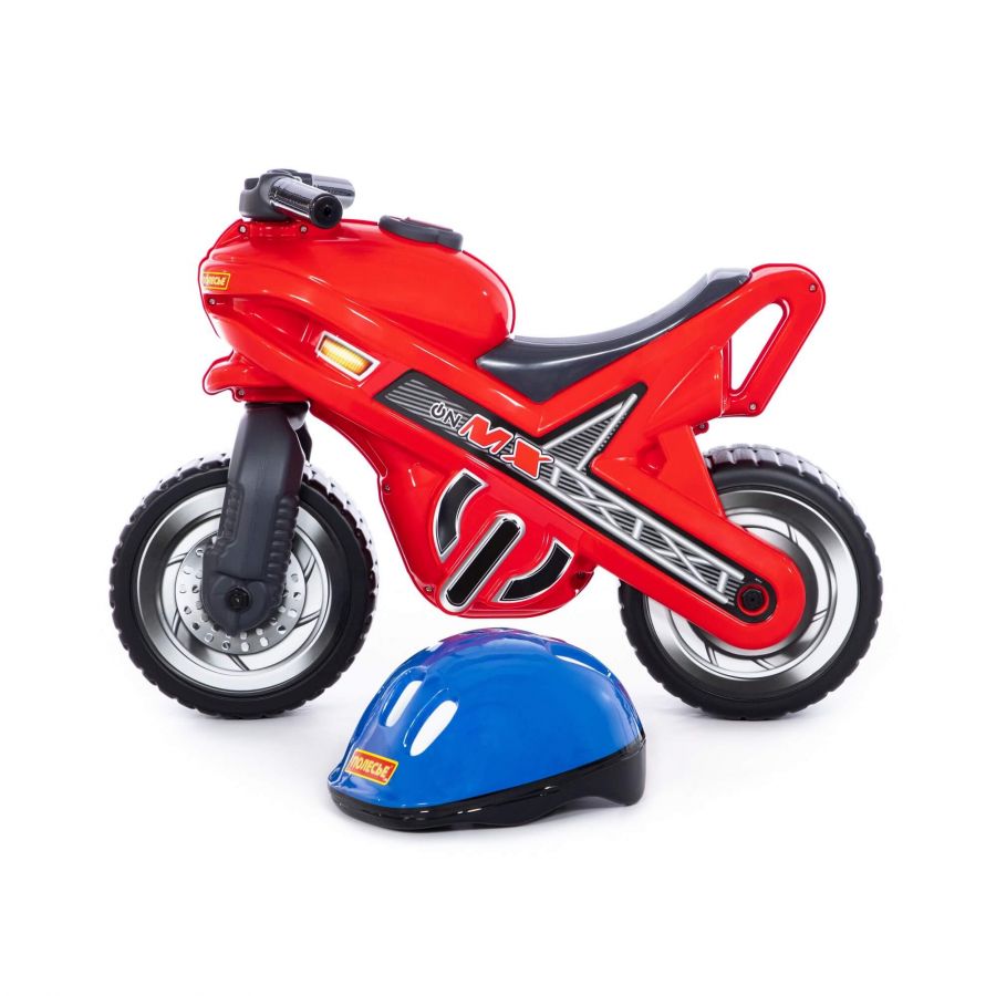 Каталка-мотоцикл "МХ" со шлемом
