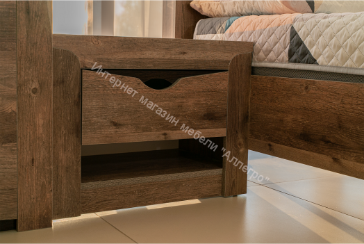 Тумба прикроватная 33.12 Лючия, Кейптаун/Венге