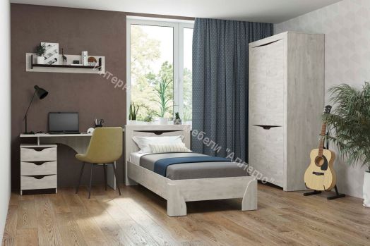 Шкаф для одежды 33.18 Лючия, Кейптаун/Венге