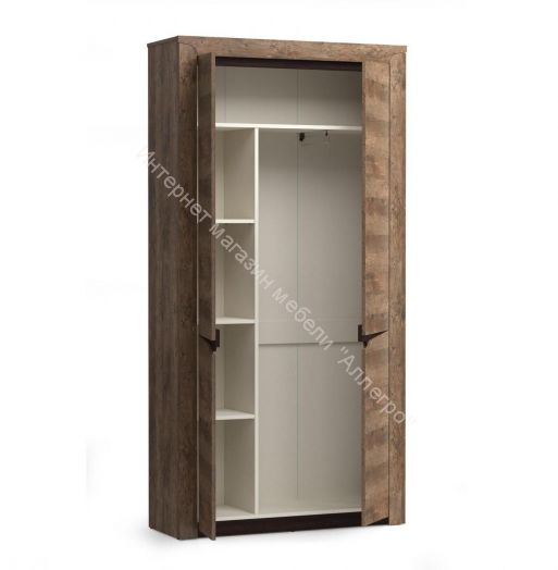 Шкаф для одежды 33.18 Лючия, Кейптаун/Венге