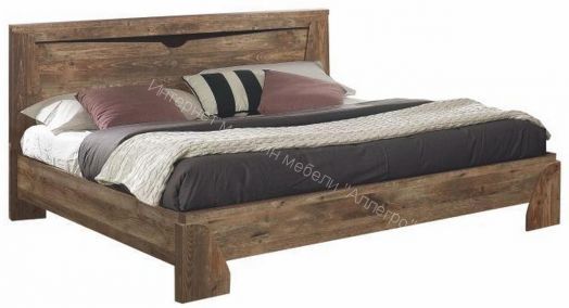 Кровать 33.09 - 02 Лючия с ортопедическим осн. (1600), Кейптаун/Венге