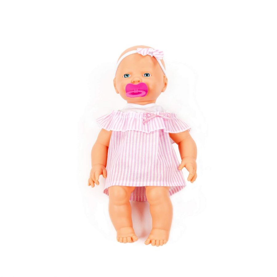 Пупс "Весёлый" (35 см) с соской (в пакете)