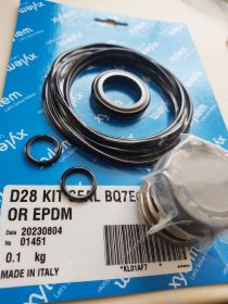 KL01AF7 Комплект торцевых уплотнений D28 BQ1EGG+OR EPDM Lowara LNEE, NSCE