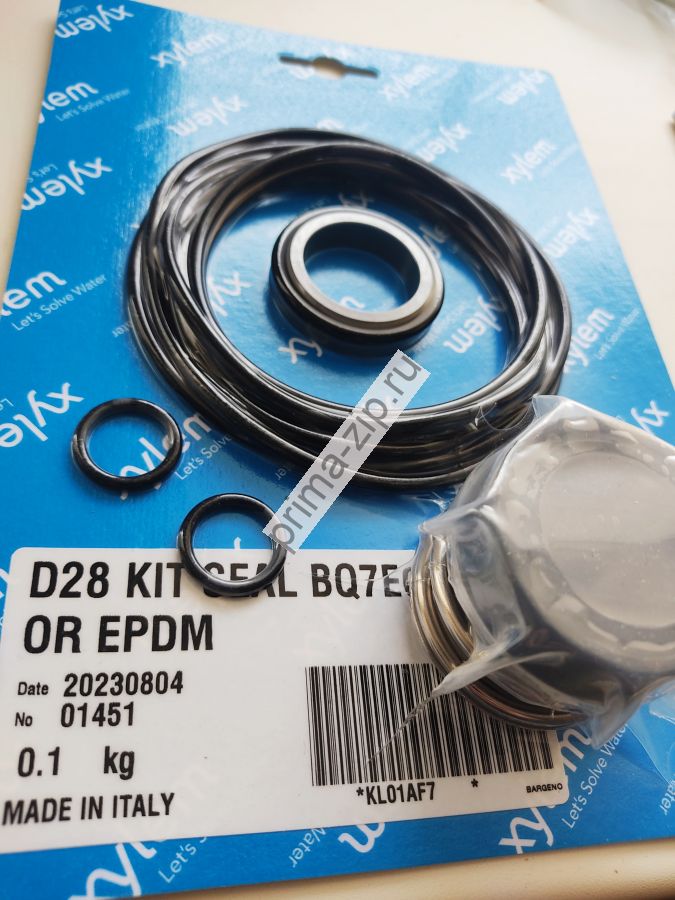 KL01AF7 Комплект торцевых уплотнений D28 BQ1EGG+OR EPDM Lowara LNEE, NSCE