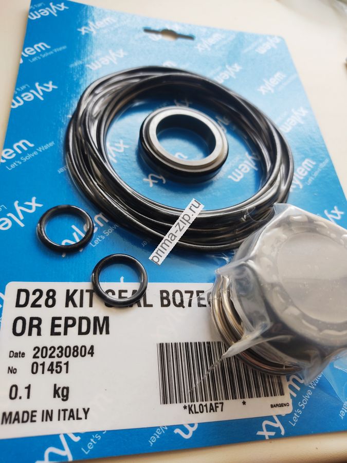 KL01AF7 Комплект торцевых уплотнений D28 BQ1EGG+OR EPDM Lowara LNEE, NSCE