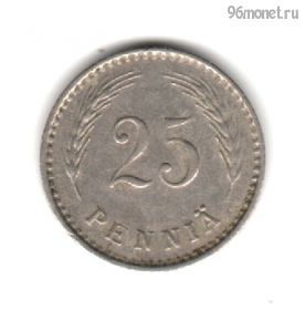 Финляндия 25 пенни 1921 Н