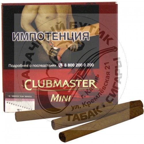 Сигариллы Clubmaster Mini - Red (Vanilla) 10 шт.