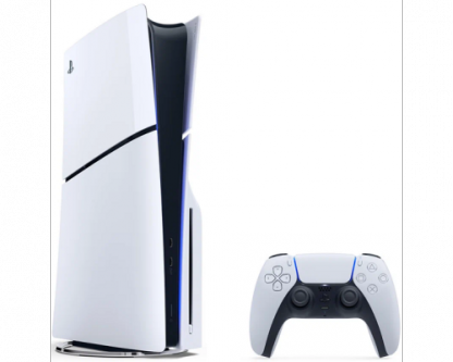Игровая приставка Sony PlayStation 5 Slim, с дисководом 1000 ГБ SSD, без игр, белый