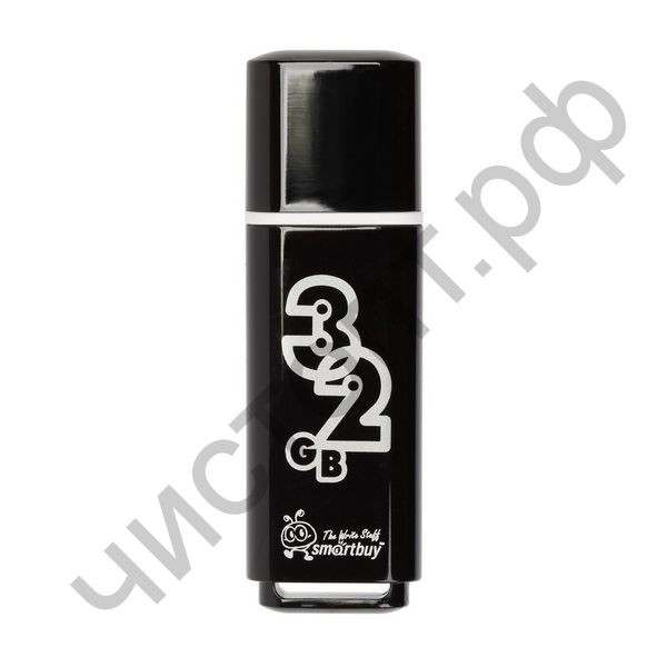флэш-карта Smartbuy 32GB Glossy series Black