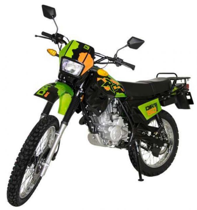 Мотоцикл Racer Tiger Enduro 150 хорош для серпантина.