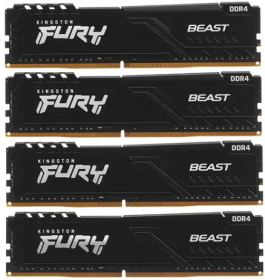 Оперативная память Kingston FURY Beast Black [KF432C16BBK4/64] 64 ГБ