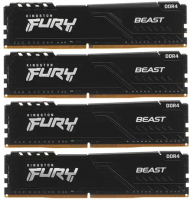 Оперативная память Kingston FURY Beast Black [KF432C16BBK4/64] 64 ГБ