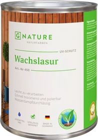 Воск-Лазурь Gnature 450 Wachslasur 10л для Окраски и Обновления Деревянных Стен, Потолков, Интерьера, Детских Игрушек