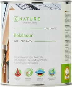 Масло-Лазурь для Дерева Gnature 425 Holzschutz Ol-Lasur 2.5л 2055 Опал для Защиты и Окраски Деревянных Фасадов Внутри и Снаружи.