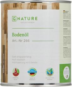Масло для Пола Gnature 266 Boden Ol 0.375л Износоустойчивое.