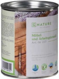 Масло для Мебели и Столешниц Gnature 227 Mobel und Arbeitsplattenol 0,375л Бесцветное для Окраски и Обновления / Джинатур