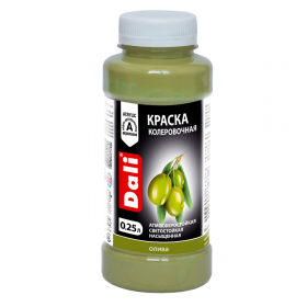 Краска Колеровочная Dali 0.25л Олива Акриловая / Дали.