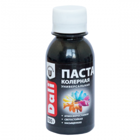 Паста Колерная Dali 0.1кг Черный Универсальная / Дали.