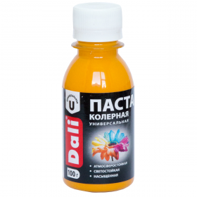Паста Колерная Dali 0.1кг Золотисто-Желтый Универсальная / Дали.