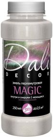 Эмаль Перламутровая, Универсальная Dali Decor Magic 0.25л Серебро / Дали Декор Меджик.