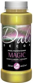 Эмаль Перламутровая, Универсальная Dali Decor Magic 0.25л Золото / Дали Декор Меджик