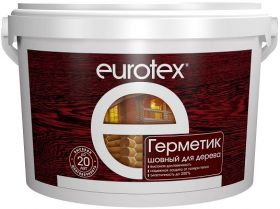 Герметик Шовный Eurotex 6кг Палисандр для Срубов Акриловый / Евротекс.