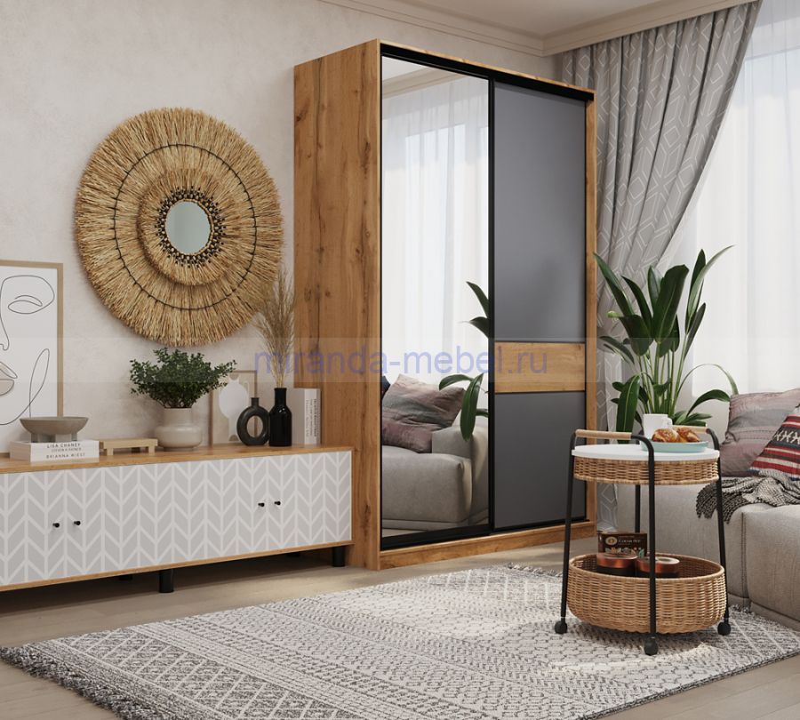 Шкаф-купе СТМ SLIM 150-60-230,ZD