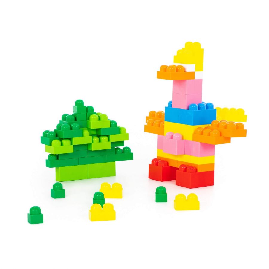 Конструктор "Великан" (126 элементов) (в мешке)