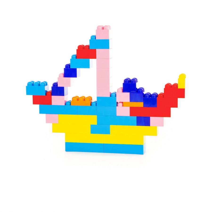 Конструктор "Великан" (153 элемента) (в мешке)