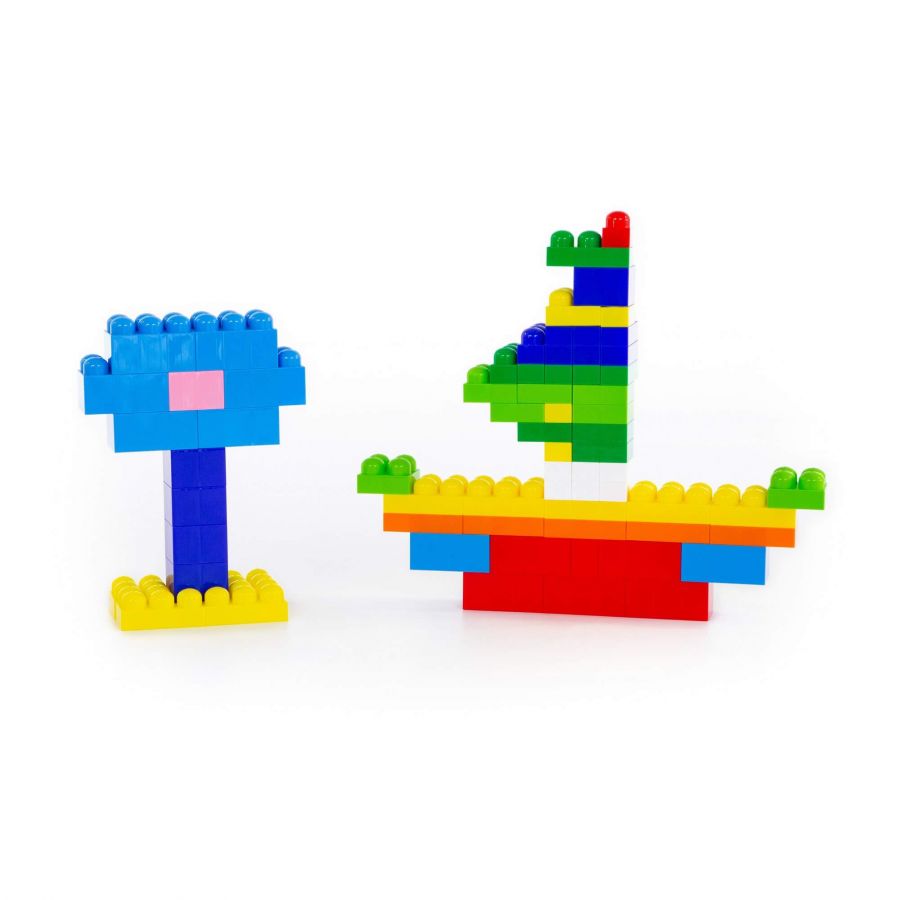 Конструктор "Великан" (162 элемента) (в мешке)