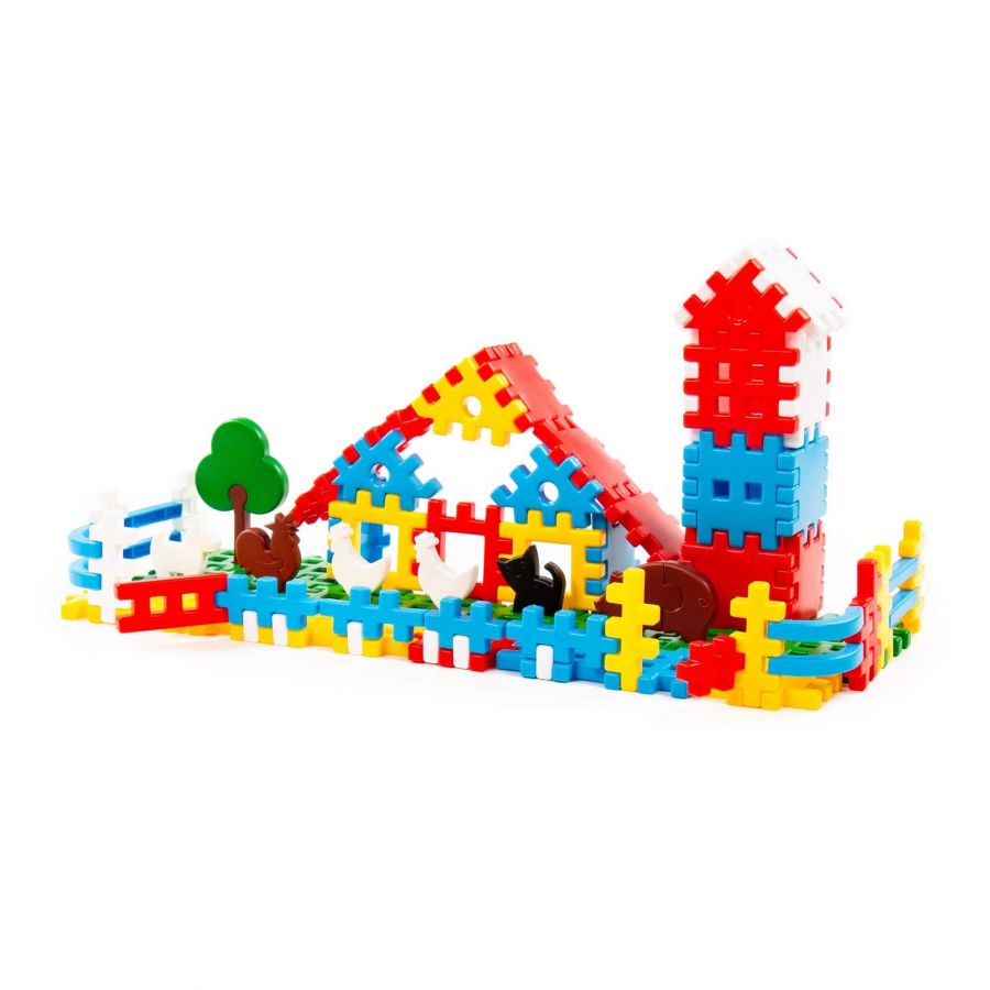 Конструктор "Фермер" (235 элементов) (в мешке)