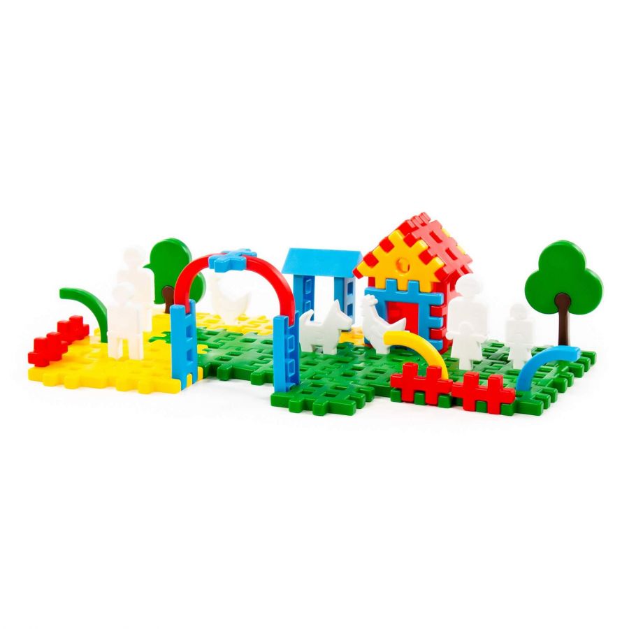 Конструктор "Луна-парк 1" (148 элементов) (в мешке)