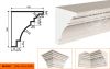 Карниз Фасадный Lepninaplast  КВ-200/7  В200хШ180хД2000 мм / Лепнинапласт.