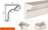 Карниз Фасадный Lepninaplast  КВ-320/2 В320хШ260хД2000 мм / Лепнинапласт.