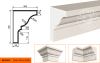 Карниз Фасадный Lepninaplast  КВ-350/3  В350хШ265хД2000 мм / Лепнинапласт