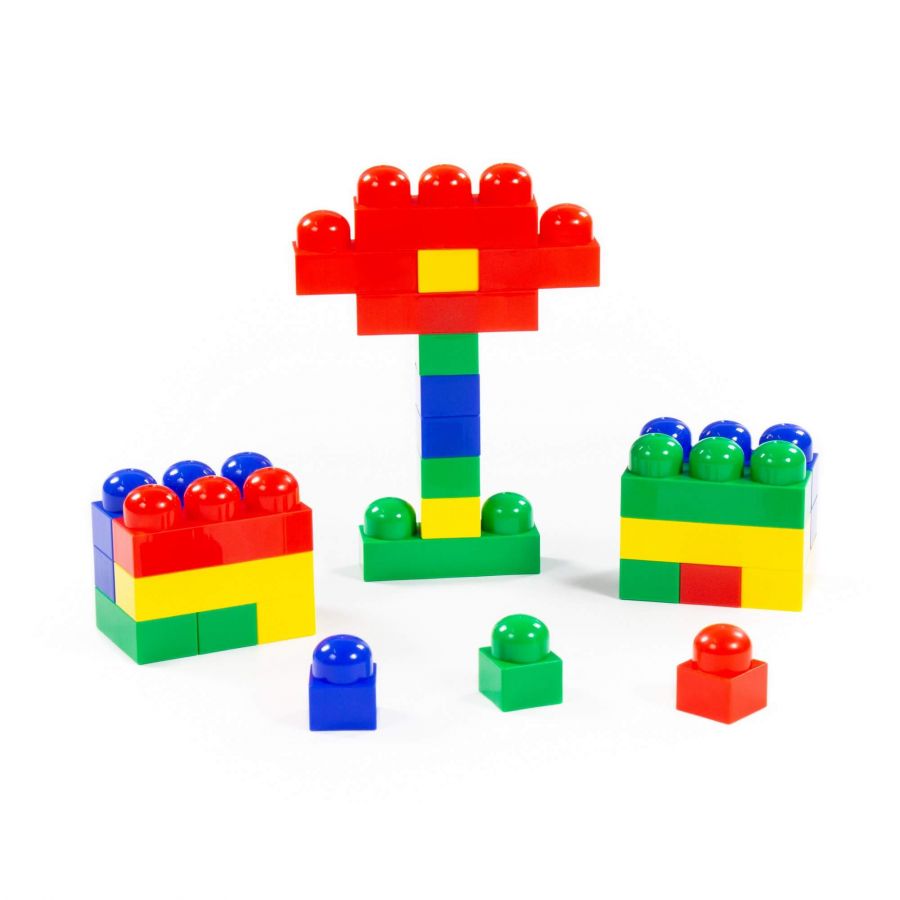 Конструктор "Юниор" (40 элементов) (в контейнере)