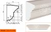 Фасадный Подоконник Lepninaplast  ПВ-140/2  В140хШ110хД2000 мм / Лепнинапласт.