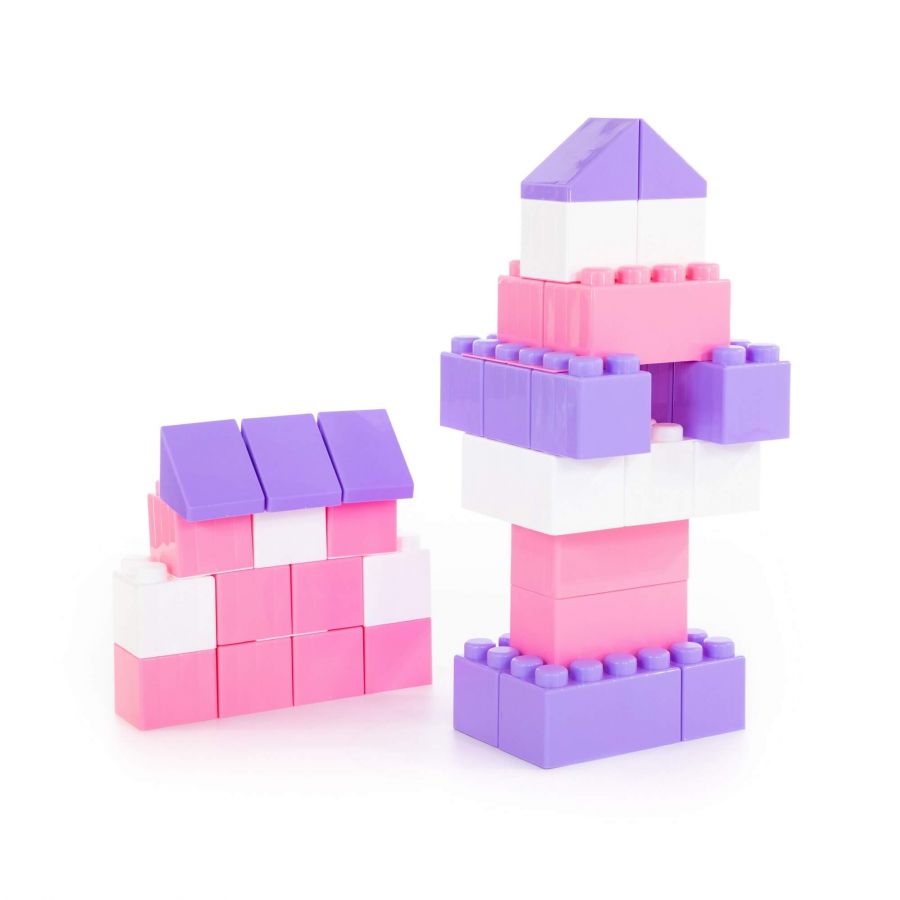 Конструктор строительный "XXL", 36 элементов (v2) + соединитель (30 элементов)