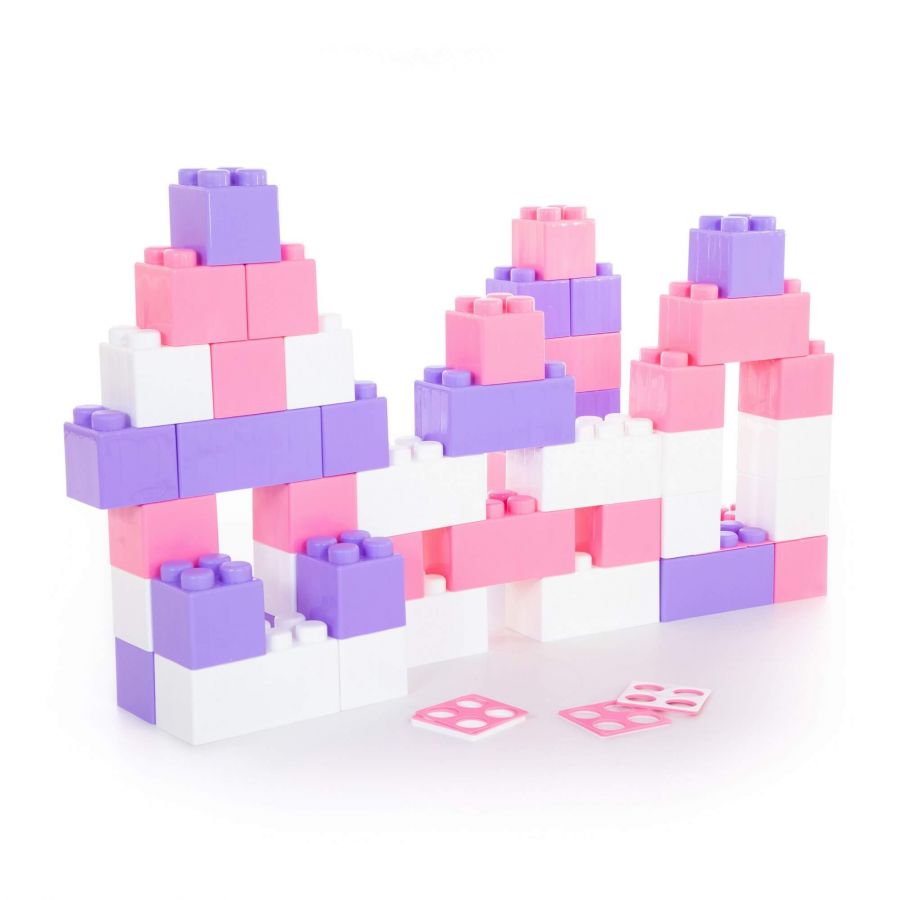 Конструктор строительный "XXL", 45 элементов (v2) + соединитель (45 элементов)